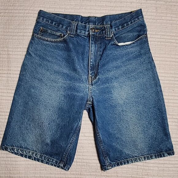 Vintage Bermuda Jean Shorts - Size 32 - Picture 1 of 5